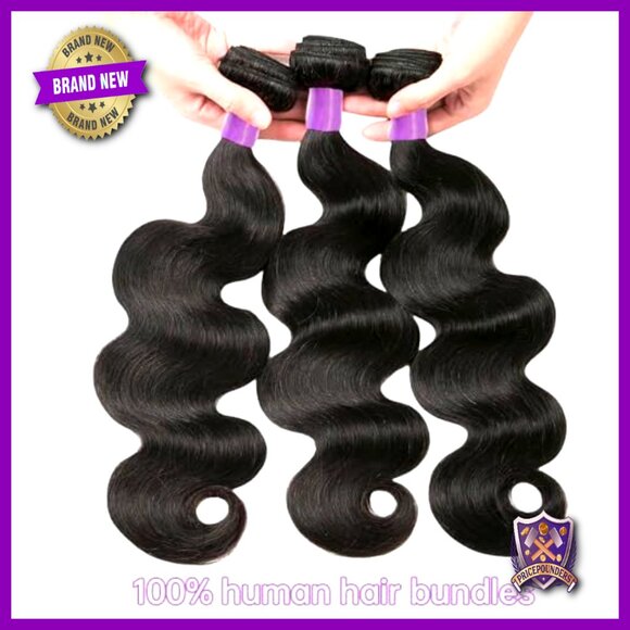 Body Wave Human Hair Extensions 20-24 Inch Brazilian Virgin Bundles main image 5